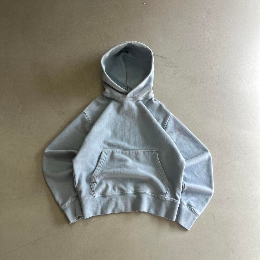 American-eagle Women's Blue and Grey Hoodie